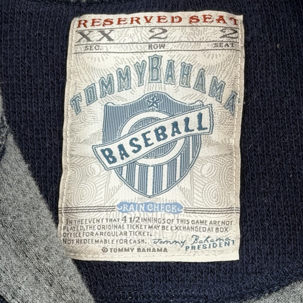 Tommy Bahama Chicago Cubs 1/4 Zip Rain Check Sweater Mens Small Navy MLB Wrigley - Picture 6 of 14